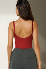 Chic Halter Ribbed Layering Tank Top