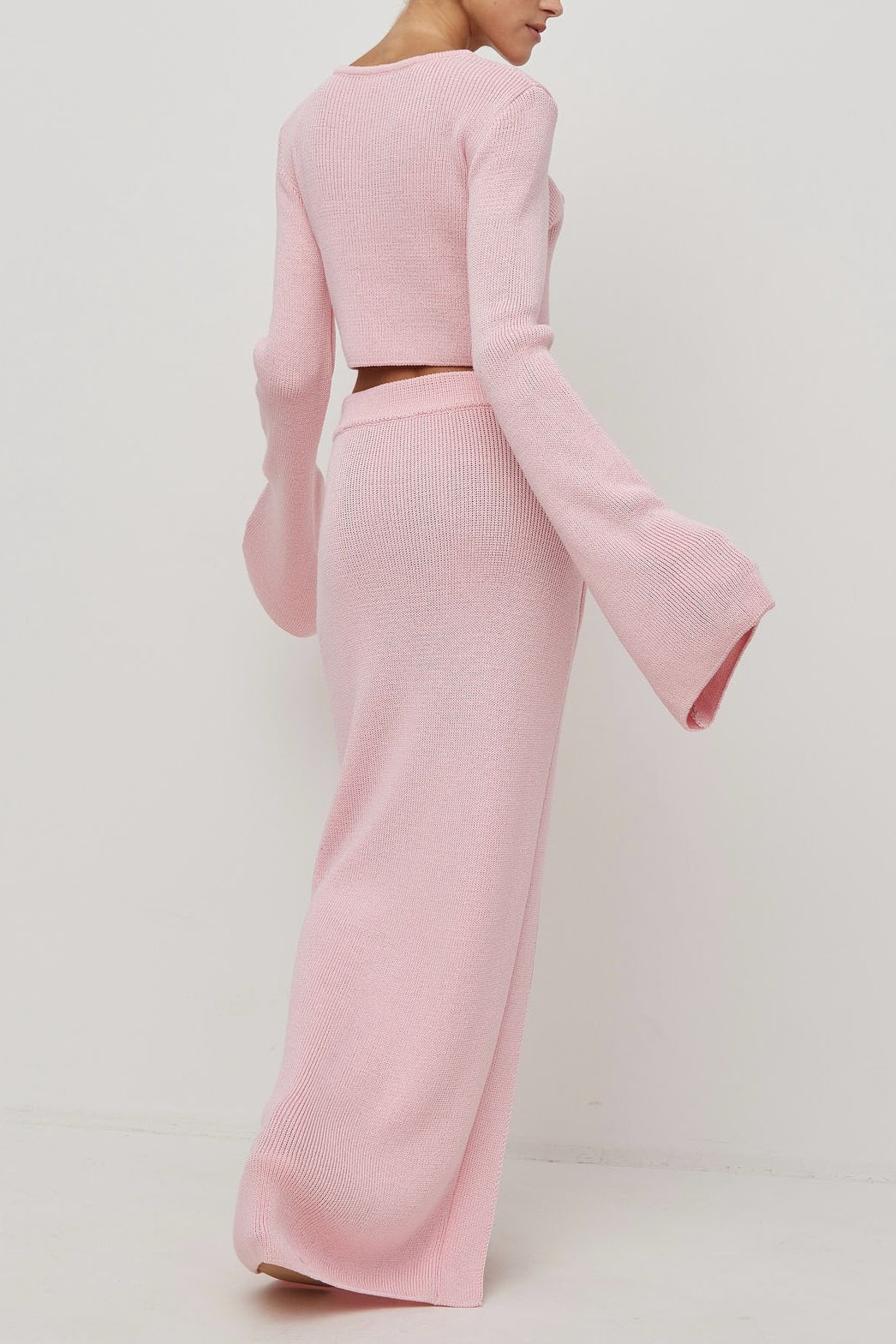 Bell Sleeve Cardigan Set Sweater Dress Secondary image