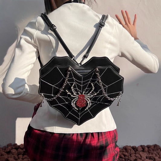 Harajuku Lolita Gothic Punk Leather Crossbody Spider Y2K Bag