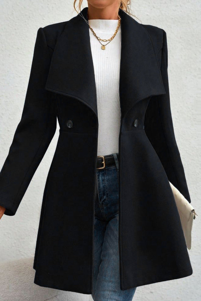 Belted Wool Long Coat coats Main image