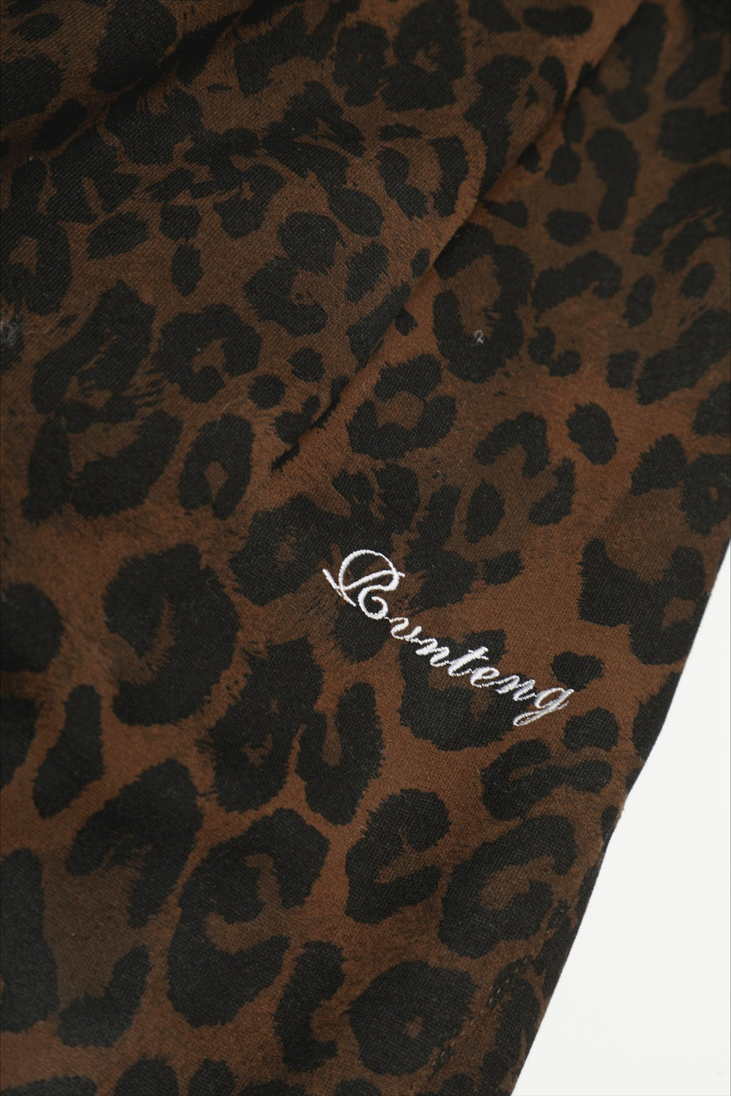Leopard Print Wide Leg Sweatpants