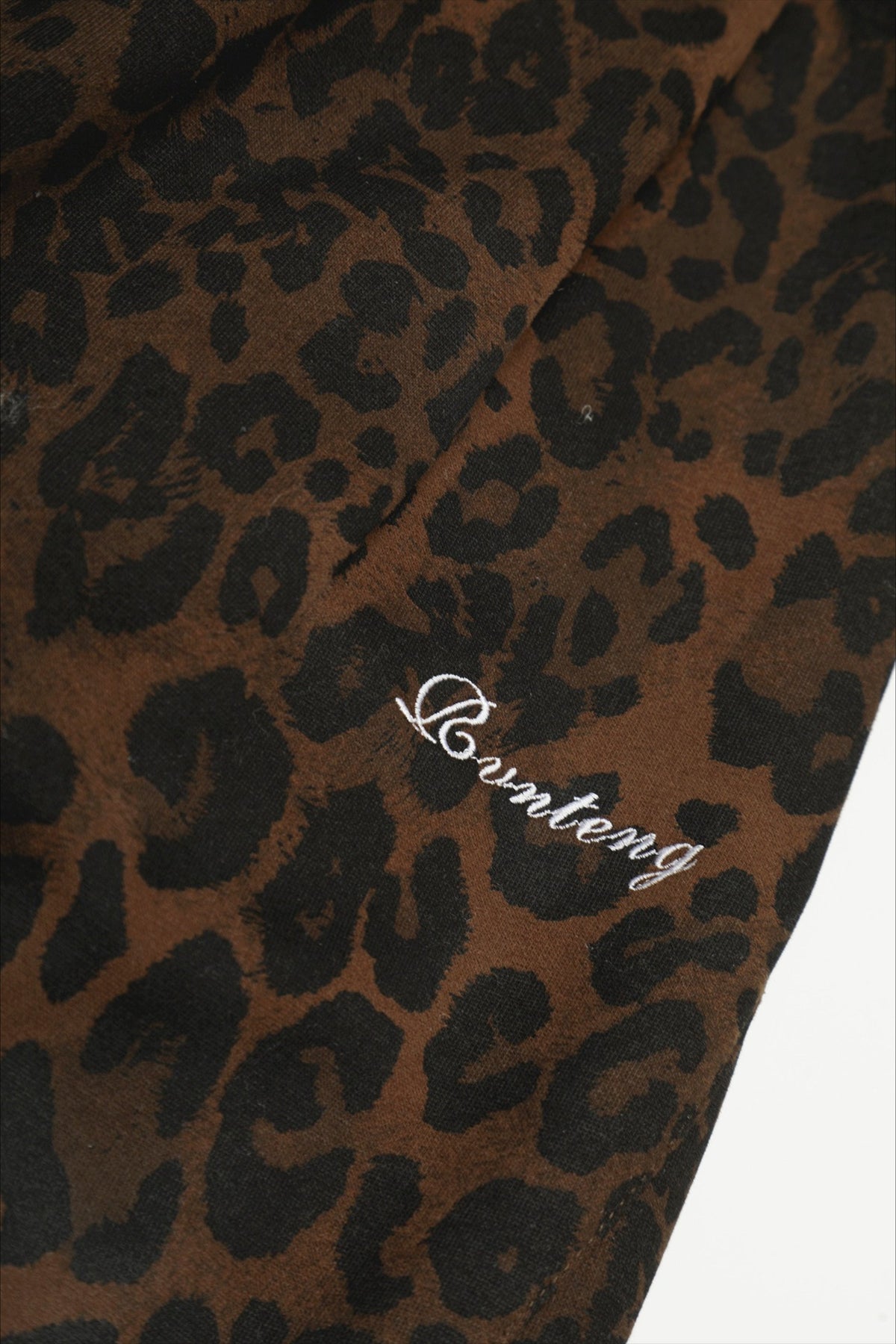 Leopard Print Wide Leg Sweatpants