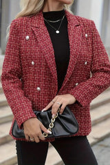 Double-Breasted Casual Blazer