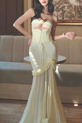 Solid Color High Waist Bodycon Dress