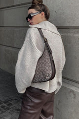 Half Zip Casual Knit Sweater