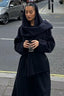French English Style Scarf Belted Overcoat