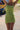 Green Knitted Spaghetti Strap Casual Mini Dress Secondary image