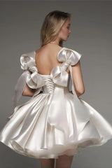 Stylish Tulle Spaghetti Strap Short Mini Dress