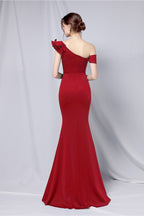 Off Shoulder Mermaid Maxi Party Dress