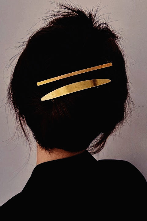 Minimalist Sleek Metal Spring Hair Clip Main image
