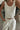 White Waffle Knit Raw Edge Cropped Tank Top Secondary image