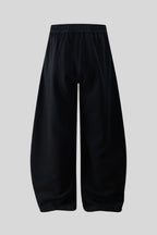 Flame Typography Wide Leg Sweatpants