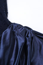 Square Neck Ruched Satin Formal Dress