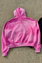 Retro Graphic Loose Fit Zip Hoodie