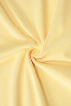 Yellow V Neck Slim Fit Vacation Dress