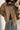 Brown Stand Collar Plaid Suede Jacket Secondary image