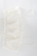 Satin Feel Frill Trim Cami Sleep Shorts Set