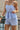 Blue White Stripe Cami Shorts Set Secondary image