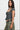 Vintage Square Neck Two Way Zip Stripe Crop Top Secondary image