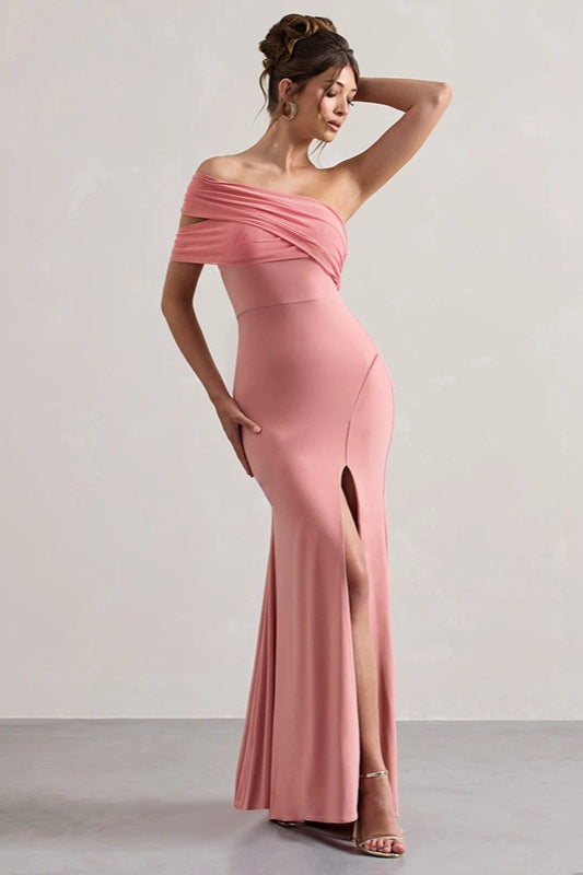 Mesh Asymmetric Formal Dress Secondary image