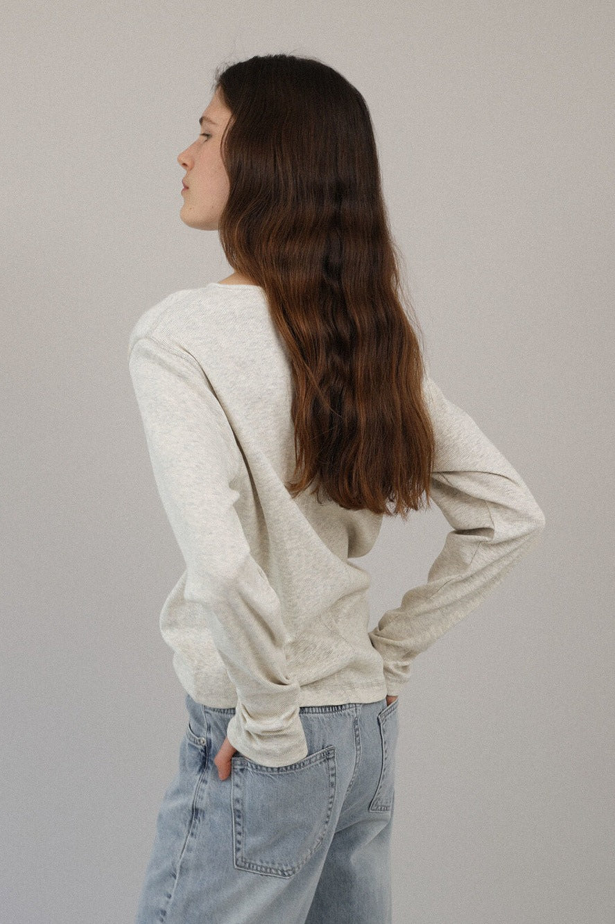 Classic Round Neck Knit Top