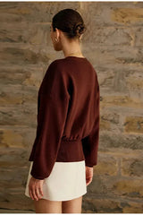 Vintage Button V Neck Knit Cardigan