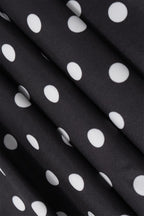 Polka Dot Halter Lace Up Bodycon Mini Dress