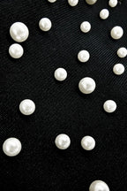 Strapless Pearl Bandage Party Dress