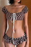 Minimalist Low Rise Retro Polka Dot Bikini Set