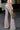 Zebra Print Contrast Low Rise Slim Flare Pants Secondary image