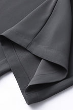 Fluid High Waist Narrow Wide Leg Straight Pants