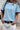 Color Block Ribbed Drop Shoulder Tee Secondary image