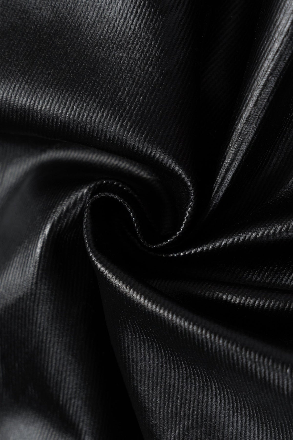 Coated Layered Pocket Flared Cargo Pants