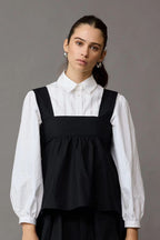 Chic Checkered Back Tie Tank Top