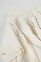 Vintage Asymmetrical Ruffle Boho Skirt