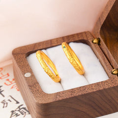 Vintage Hammered Gold Green Zircon Ring