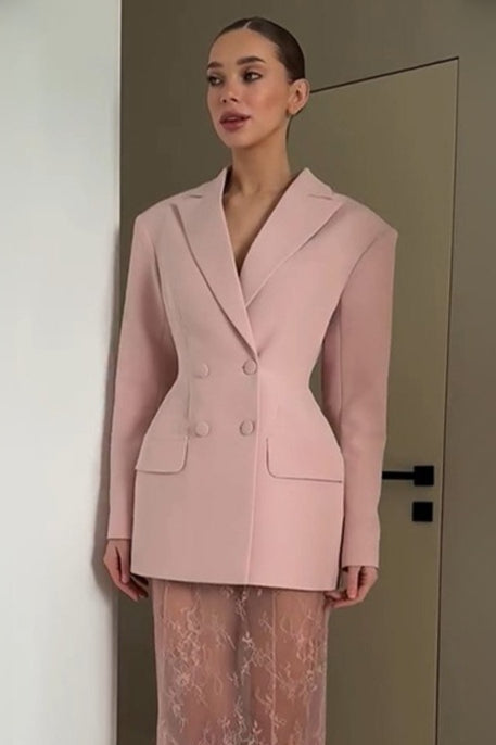 Pink Buttoned Blazer Secondary image