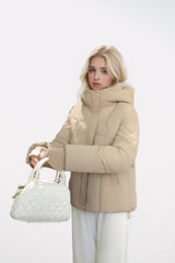 Short Puffer Down Coat coats