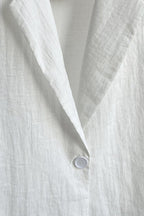 Lightweight Linen-Look Blazer