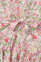 Doll Collar Puff Sleeve Mini Floral Dress