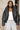 Faux Leather Stand Collar Cropped Puffer Jacket Secondary image