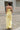 Yellow Strapless Relaxed Linen Pants Set Secondary image