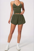 Brushed Double Layer Sports Shorts
