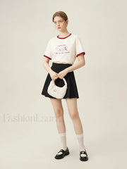 100% Cotton Inner Loose Spring T Shirt