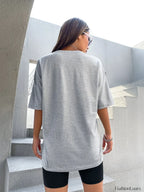 100% Cotton USA New York Letter Print T Shirt