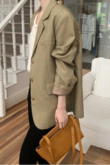 Loose Fit Casual Blazer