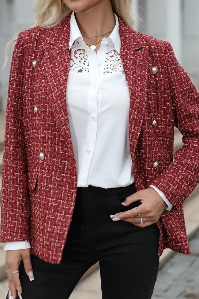 Double-Breasted Casual Blazer Main image