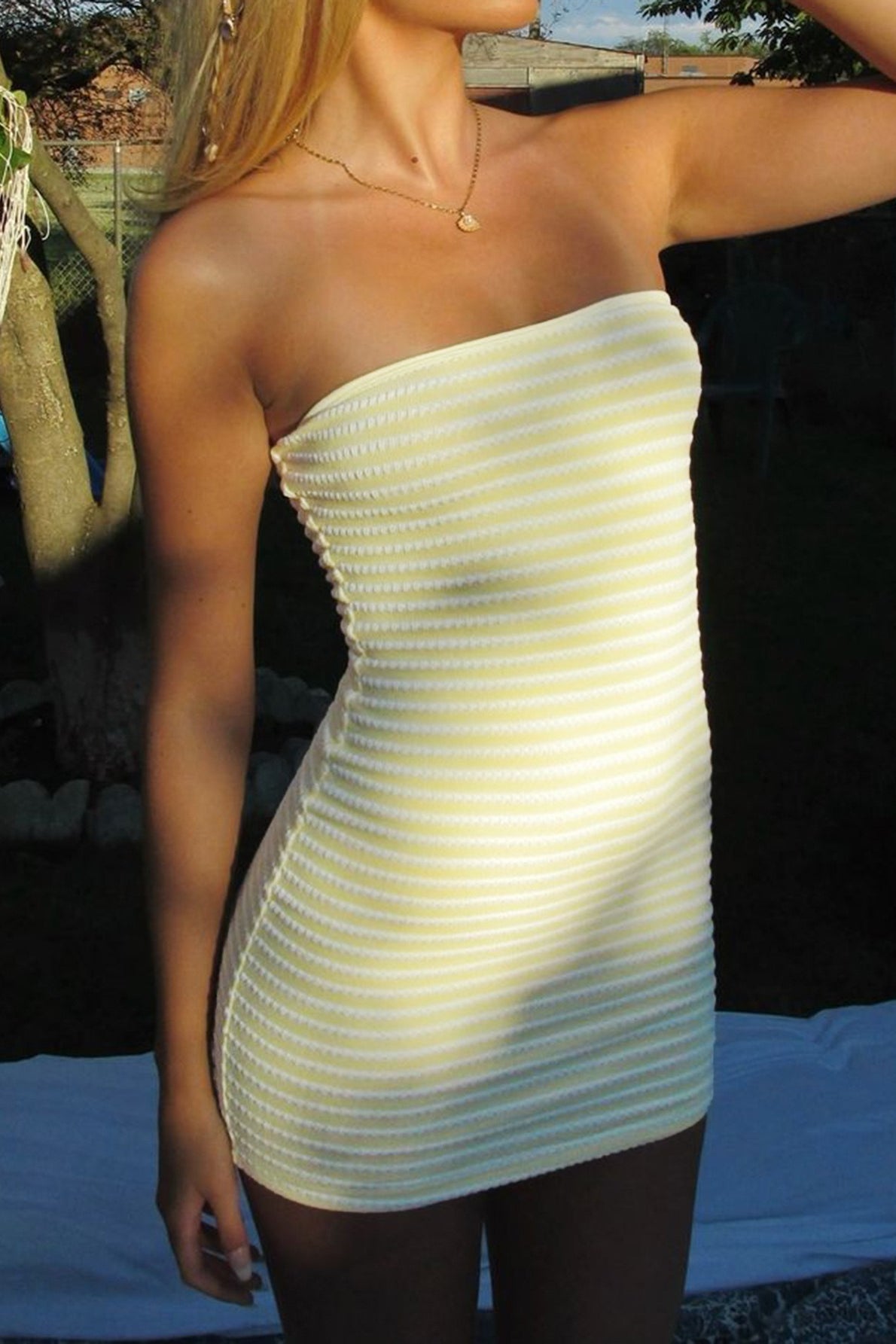 Strapless Tube Top Bodycon Sexy Mini Dress
