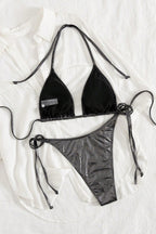 Shimmer Halter Sexy Bikini Set