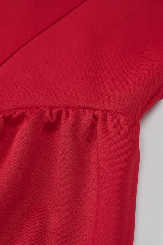 Solid Sleeveless Backless Bodycon Cocktail Dress